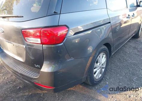 2016 Kia Sedona Lx из США, поврежденный, VIN KNDMB5C14G6142629